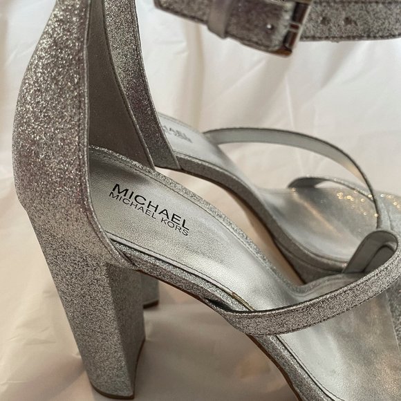 Michael Kors Tanner Platform Pixie Fine Glitter Size 9 - Picture 5 of 6